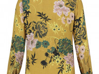 Blouse ocre à fleurs Taille 34/XS - Love2Wait - photo 13