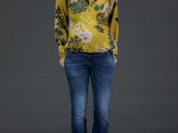 Blouse ocre à fleurs Taille 34/XS - Love2Wait - photo 10