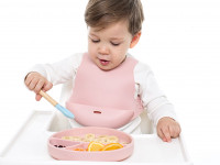 Assiette en silicone portions - Pink - photo 9