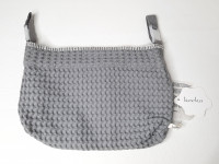 Grande trousse de toilette ou pochette pour poussette grise - photo 7