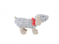 Petit chien 25cm blanc et rose - photo 7