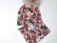 Set bonnet + col doublé hiver avec pompon - Orchid UL&KA - photo 7