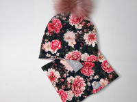 Set bonnet + col doublé hiver avec pompon - Hermosa Ul&Ka - photo 7