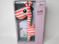 Grand doudou girafe rose et blanche - Boutique Toup'tibou - photo 7