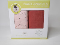 Lot de 2 tétras rose et rouille 120*120 cm - photo 7