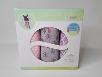 Lot de 3 tétras ton de mauve 85*85 cm - Boutique Toup'tibou - photo 7