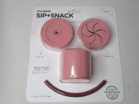 Sip + Snack -Pink et rose - Boutique Toup'tibou - photo 7