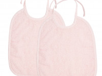 Lot de 2 bavoirs en éponge 25*35cm - Rose clair - 611202 - photo 7