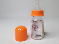 Biberon en verre orange 110ml - photo 7