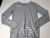 T-shirt manches longues gris ligné noir Taille 34/XS - Love2Wait - photo 7