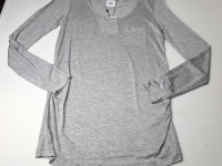 T-shirt manches longues gris Taille 36/S - Mamalicious - photo 7