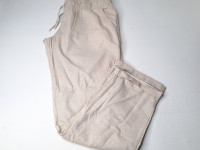 Pantalon en lin beige Taille XXL - Boutique Toup'tibou - photo 7