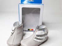 Chaussons en cuir bottines silver P21 - Boutique Toup'tibou - photo 7