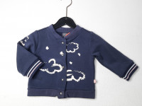 Gilet marine à motif - photo 7