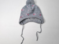 Bonnet gris à motif - photo 7