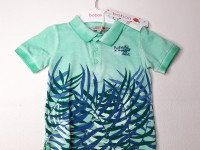 Polo vert et bleu - Boutique Toup'tibou - photo 7