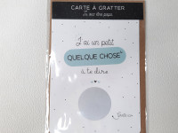 Carte à gratter - J'ai quelque chose à te dire - photo 7