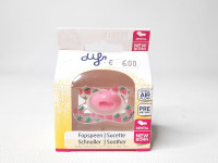 Sucette en silicone forme plate nouveau né - Fraise - photo 7
