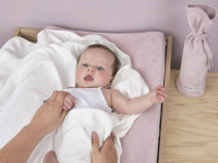 Housse de matelas à langer velour - Rose - 50*70cm - 516008 - photo 8