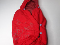 Chancelière rouge pour maxi cosy - Boutique Toup'tibou - photo 7