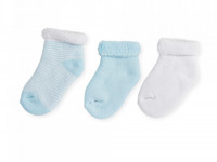 Lot de 3 paires de chaussettes bleu -Taille 0/3mois - 807 5012 - photo 7