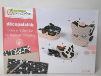 Boite dréative - Décopatch chat - Boutique Toup'tibou - photo 8