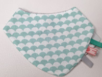 Bavoir bandana Mod 12 - fait main 0-6M - photo 7