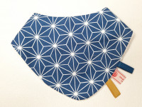 Bavoir bandana - fait main Mod 10 0-6M - photo 7