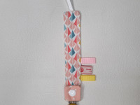 Attache tétine - fait main Mod 19 - Boutique Toup'tibou - photo 7