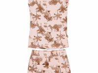 Pyjama short 2 pièces - Pink cream jungle - PIEN S220 - photo 11