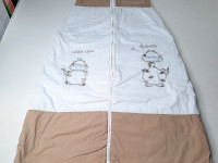 Sac de couchage blanc et beige 90cm - Boutique Toup'tibou - photo 7