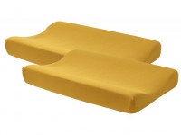 Lot de 2 housses pour matelas à langer coton ocre -586223 - photo 7