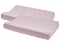 Lot de 2 housses pour matelas à langer coton lila - 586208 - photo 7