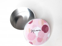 Boîte ronde + imprimé rose - Maman - Boutique Toup'tibou - photo 11