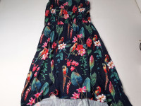 Robe marine fleuri - Boutique Toup'tibou - photo 7