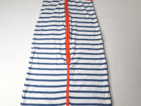 Sac de couchage blanc ligné bleu 70cm - Boutique Toup'tibou - photo 7