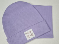 Set bonnet coton + col Lila Line - photo 7