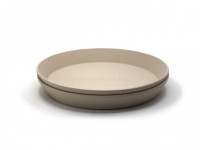 Lot de 2 assiettes vanille rond Mushie - photo 7
