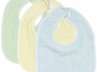 Lot de 3 bavoirs en éponge 25*35cm - Menthe/jaune/bleu- 611303 - photo 7