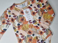 Body 9 Lunes - Orange Flowers - Boutique Toup'tibou - photo 7