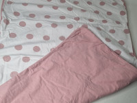 Petite couverture blanche à pois rose - Boutique Toup'tibou - photo 7