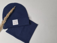Set bonnet + col Navy Line - photo 7
