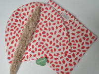 Set bonnet + col jersey - Red Lipstick - photo 7