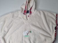 Poncho de bain blanc cassé - Boutique Toup'tibou - photo 7