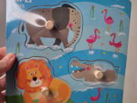 Puzzle en bois empilable - Animaux - photo 7