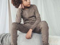 Pyjama 2pcs - Brown Geomatric - Boutique Toup'tibou - photo 11