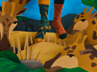 Chaussettes Many Mornings - The Giraffe - Boutique Toup'tibou - photo 9