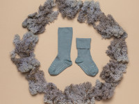 Chaussettes Antidérapantes Bambou - Dusty blue - photo 12