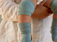 Chaussettes Antidérapantes Bambou - Dusty blue - photo 13