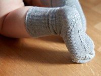 Chaussettes Antidérapantes Bambou -Grey mélange - photo 15